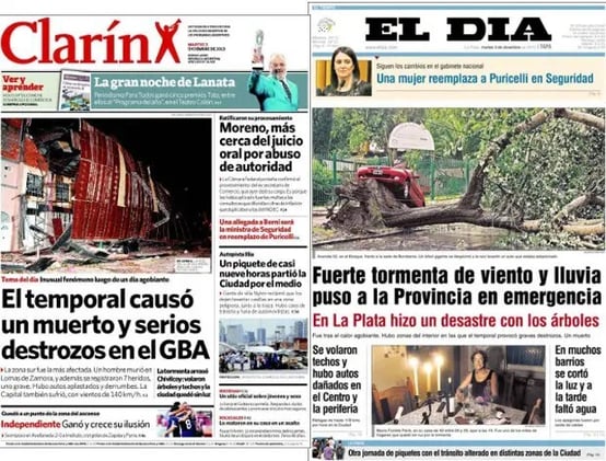 Aumento al dólar para el turismo, temporal, cambios en el Ministerio de Seguridad y los premios Tato