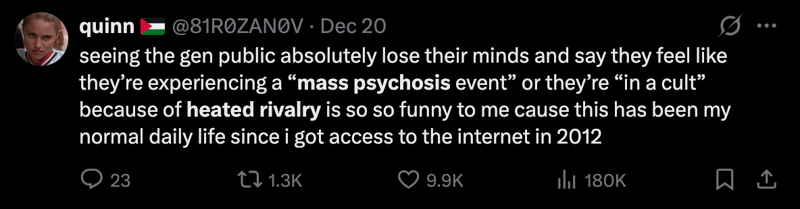 Ode to a horny universe