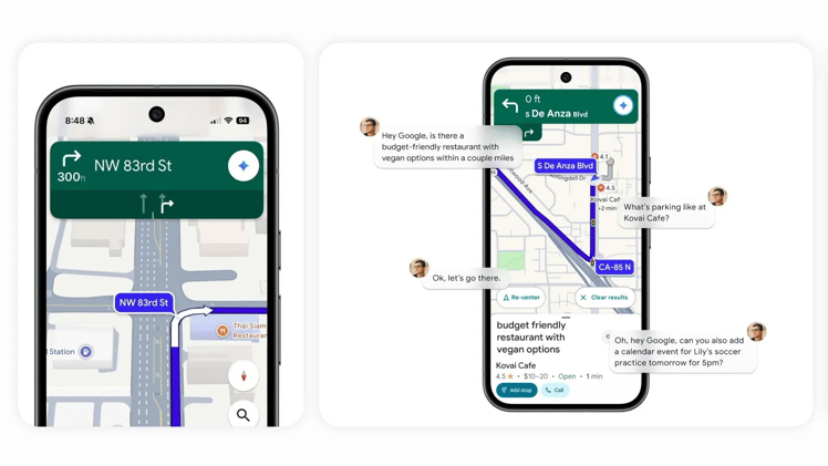 🧭 Google Maps adds Gemini for smarter directions...