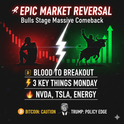๐ EPIC MARKET REVERSAL: Bulls Stage Massive Comeback as AI & Tech Lead Historic Intraday Recovery