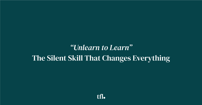 Unlearn to Learn