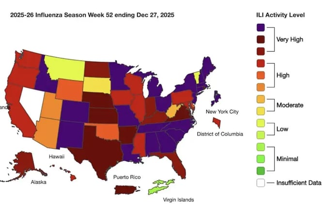 “Super Flu” Strain Hits Florida Hard as State Reports Very High Flu Activity in 2026