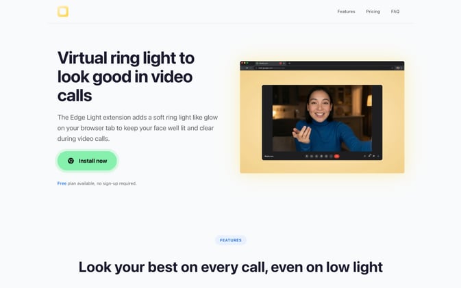 📸 Virtual Ring Light