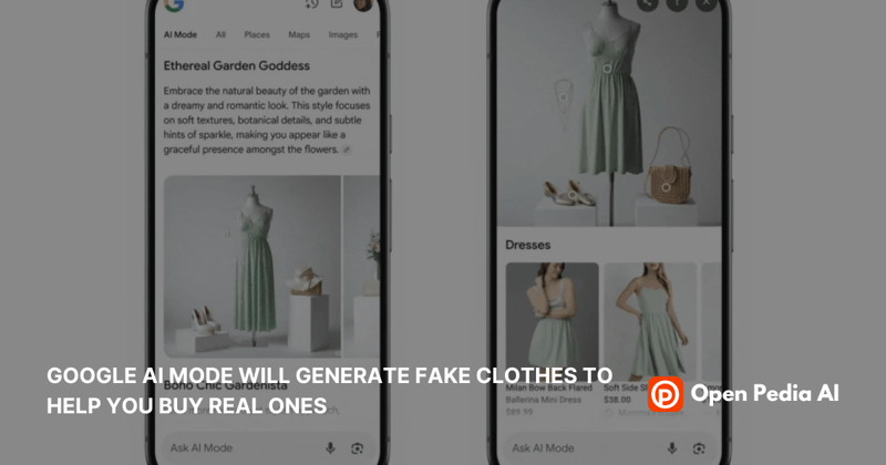 Google AI Mode will generate fake clothes to help you buy real ones!