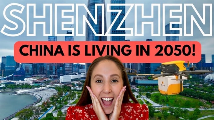 China delivers food by DRONE?! Shenzhen is living in the future!