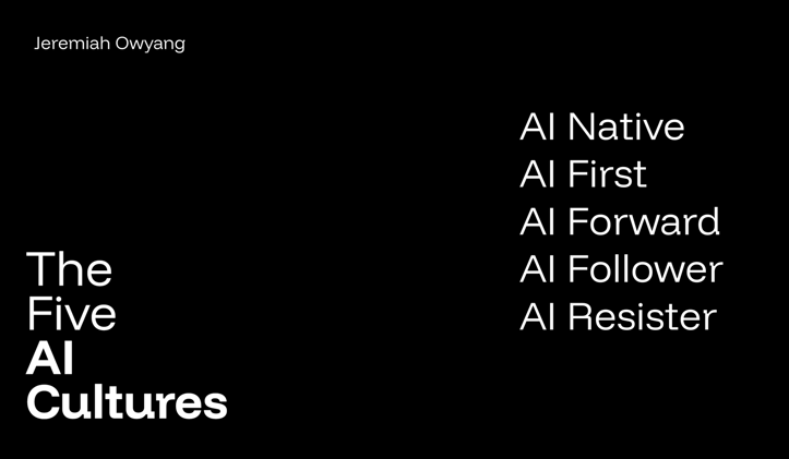 Five Types of AI Cultures