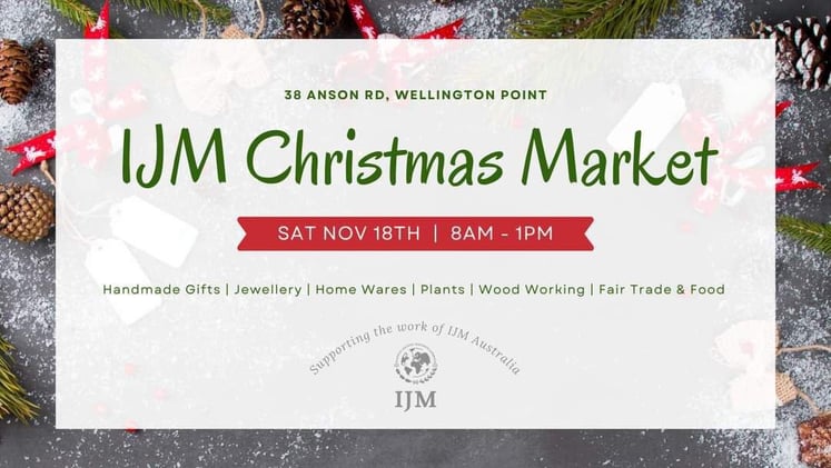 🔵 Let's unwrap the holiday spirit at the IJM Christmas Market! 