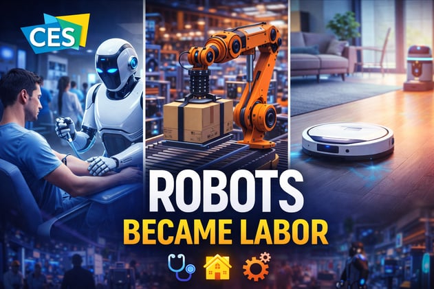 🎧 Robots just took over CES 2026 and it’s Wild 