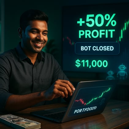 Closing My Crypto Bots with 50% Profit | $11,000 Capital Exit