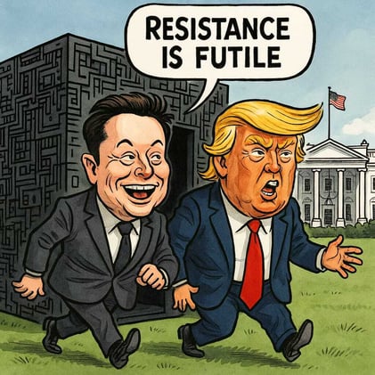 Society functions in a suspended state of disbelief, where people observe system failures—dysfunctional institutions, climate disasters, collapsing health infrastructure...