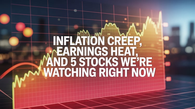 Inflation Creep, Earnings Heat, and 5 Stocks We’re Watching Right Now