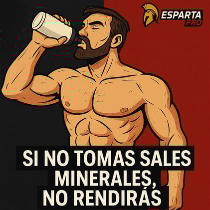 🧂  Si no tomas SALES MINERALES, no rendirás