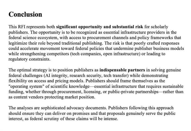 The Office of Science and Technology Policy (OSTP) has issued an RFI on “Accelerating the American Scientific Enterprise,” seeking input on modernizing federal science policy for the AI era.