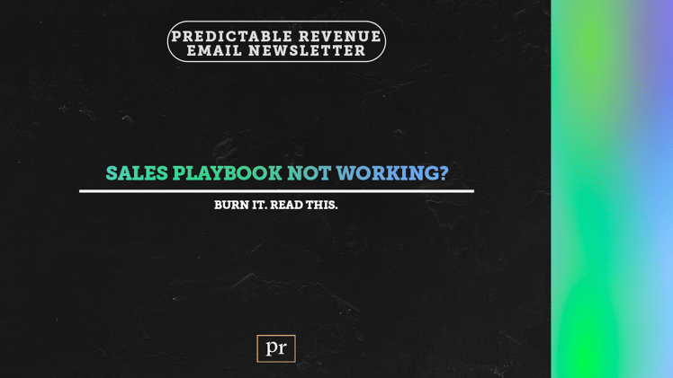 Sales playbook not working?