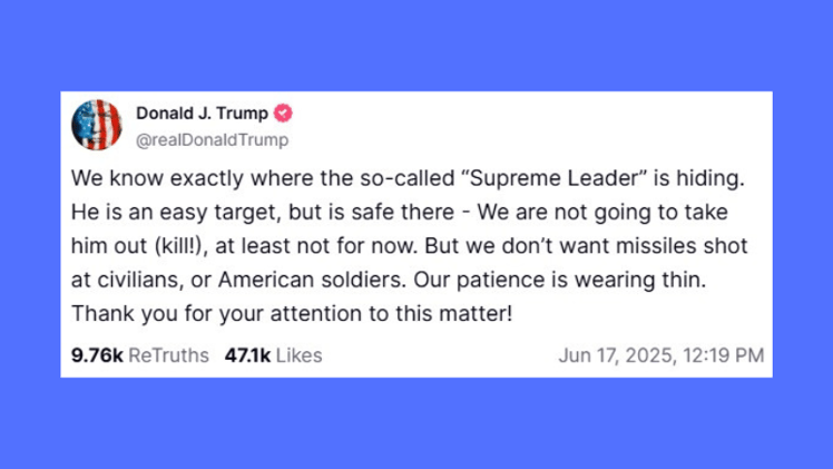 Trump to Iran: “Surrender Now” — Tehran Threatens ‘Irreparable Damage’
