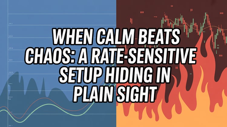 When Calm Beats Chaos: A Rate-Sensitive Setup Hiding in Plain Sight