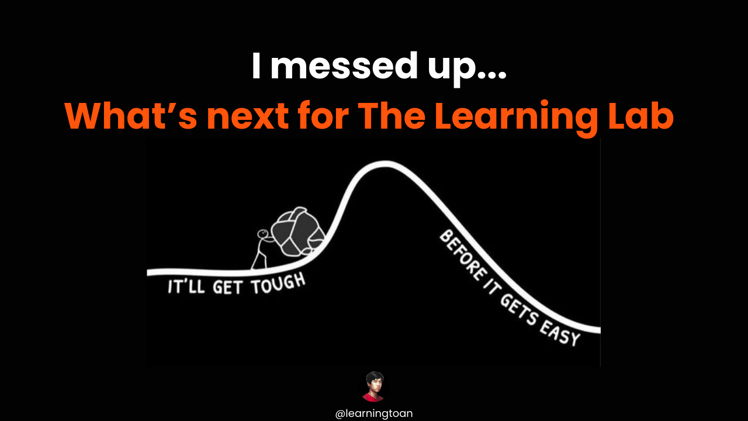 I made a massive mistake.