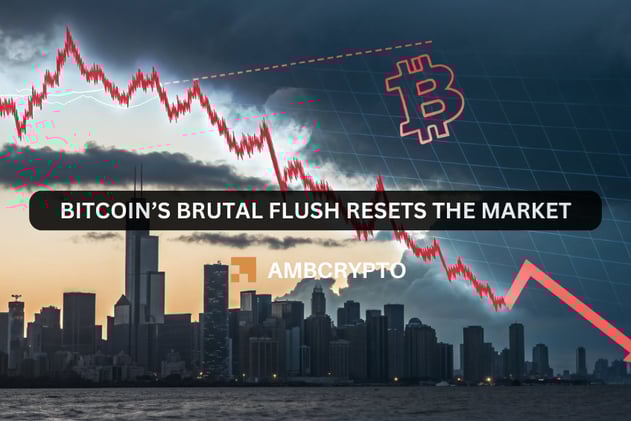Bitcoin’s brutal flush resets the market