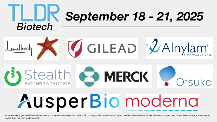 Biotech & Pharma Updates | September 18 - 21, 2025