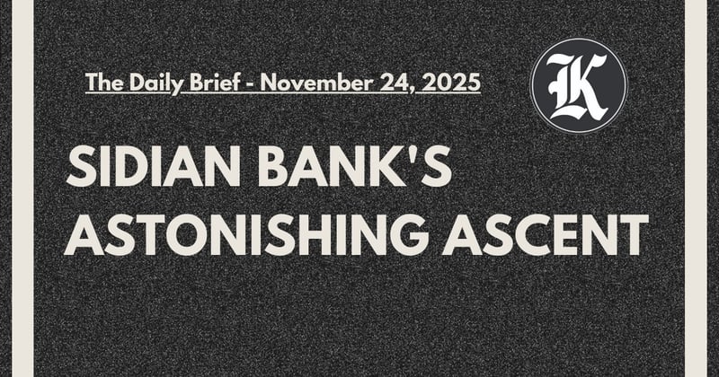 Sidian Bank's Astonishing Ascent 