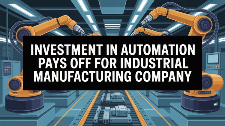 Investment in Automation Pays Off for Industrial Manufacturing Company