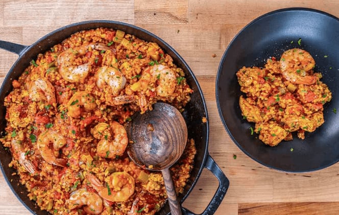 One-Pan Cajun Shrimp and Rice