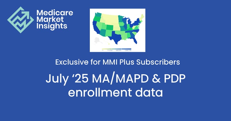July '25 MA/MAPD and PDP enrollment data