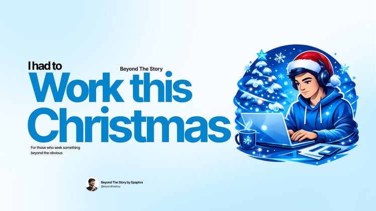I had to work this Christmas