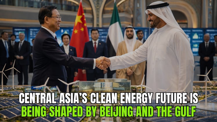 🌱 Central Asia’s Clean Energy Future Is Being Shaped by Beijing and the Gulf 🔋🌍
