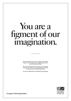 18-DEC-2025 | National Newspapers of Ireland’s “Figment of our imagination” Ad