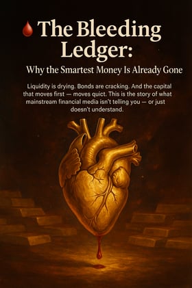 🩸 The Bleeding Ledger: Why the Smartest Money Is Already Gone