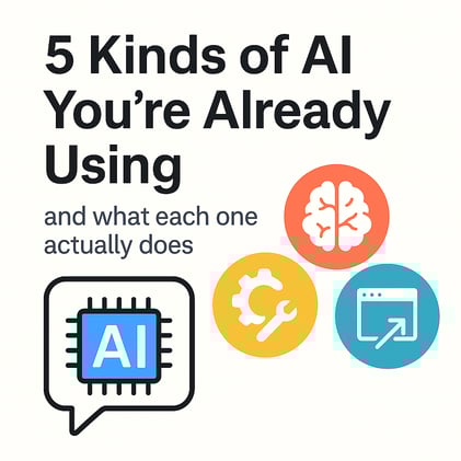 5 Types of AI You're Already Using — And What They're Good At