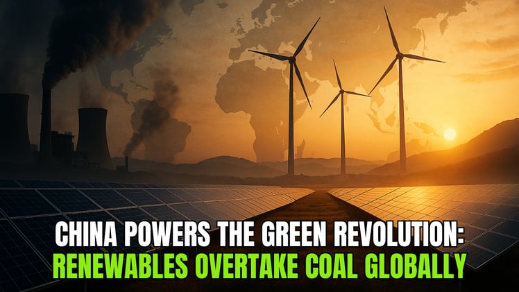 🌱 China Powers the Green Revolution: Renewables Overtake Coal Globally 🌬️☀️
