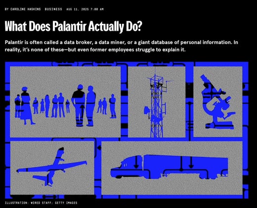 Palantir first served U.S. intelligence, helping map insights that supported counter-terrorism efforts. Over time, it expanded into commercial sectors.