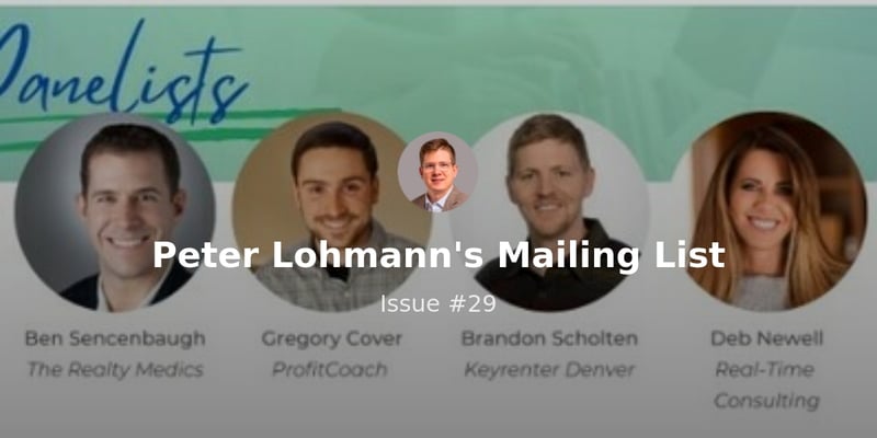 Peter Lohmann's Mailing List - Issue #29