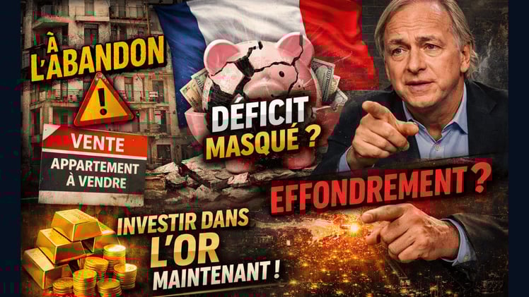 🇫🇷 France : Immobilier Bloqué, Déficit Maquillé... Effondrement en Vue ?