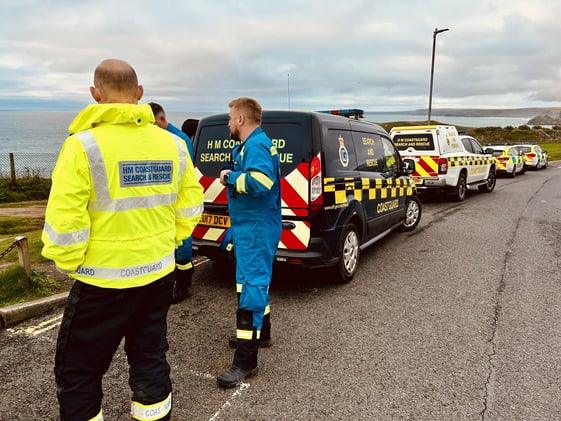 October 30 - Coastguards called out to the Barrowfields