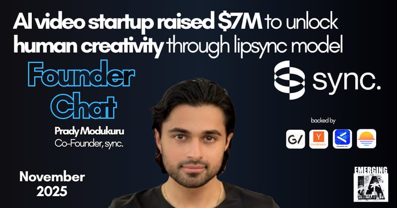 🌴 Founder chat with Sync, using AI to change the future of global storytelling