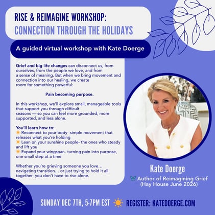 Holding Both Joy and Grief This Holiday Season ☀️