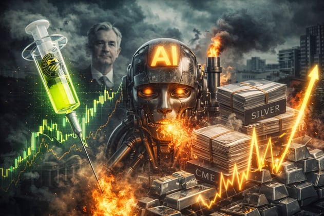 Federal Reserve Injects Another 16 Billion Into Markets, 10 Billion In Default Insurance For AI Companies Highlights Increasing Market Fragility, COMEX Paper Silver Vs. Physical Silver, 30 Day Implied Volatility For Silver CME Options At Record High Despite Recent 40% Drop (Get Ready)