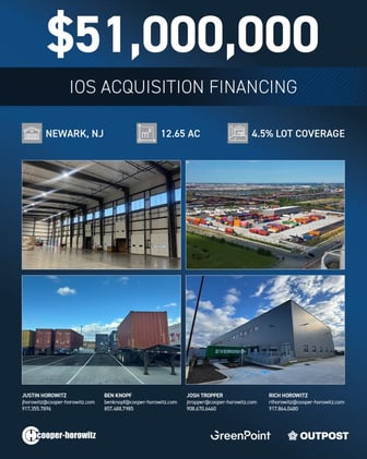 IOS Daily - April 15 - Cooper-Horowitz arranges $51M loan for GreenPoint/Outpost