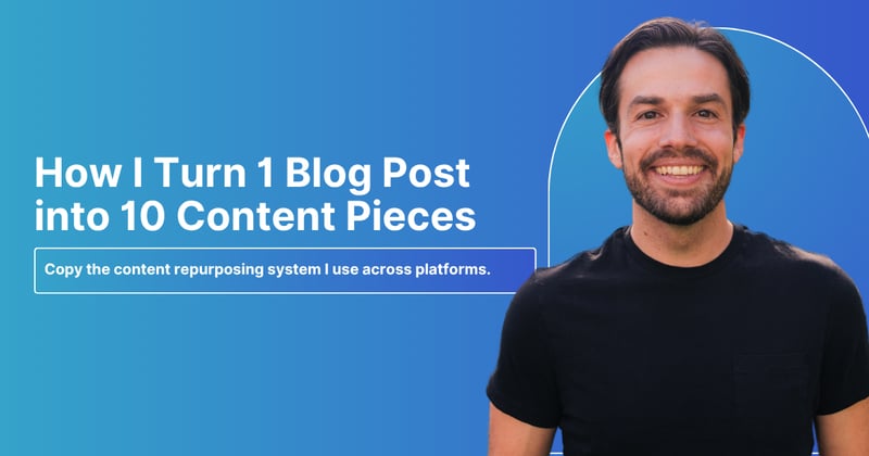 How I Turn 1 Blog Post into 10 Content Pieces
