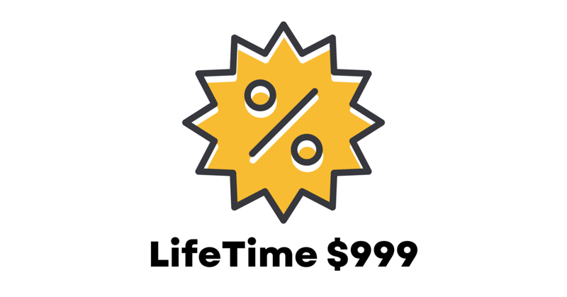 BLACK WEEK: Lifetime Membership for only $999 instead of $3,000