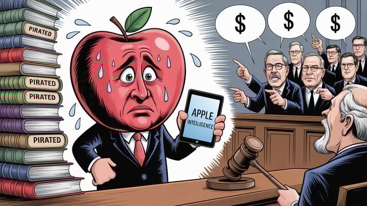 Apple sued for using many pirated books to train its Apple Intelligence