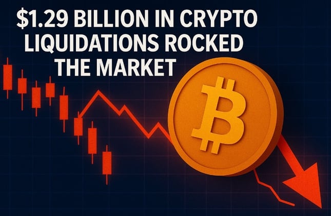 $1.29 Billion in Crypto Liquidations Rocked the Market—Here’s What Seasoned Traders Are Watching Next
