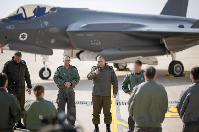 Zamir Visits Nevatim Airbase Amid Iran Tensions and F-35I Expansion