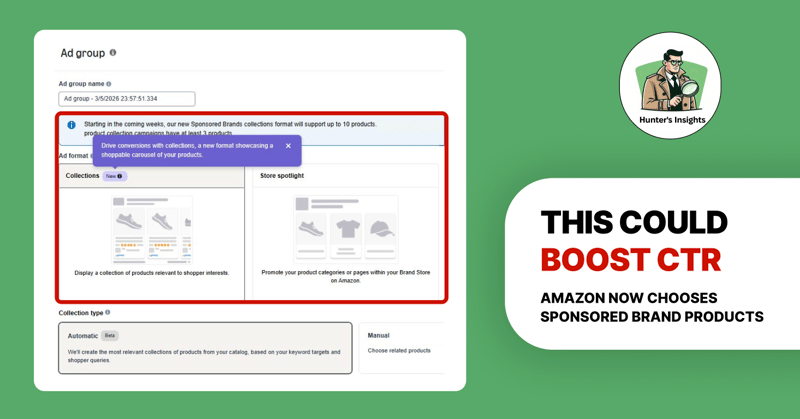 Amazon Ads Just Leveled Up: Sponsored Brands Now Choose Products For You