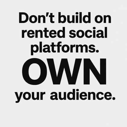 Why Relying on LinkedIn & Instagram Newsletters Is a Risky Strategy (And Where to Build Instead)