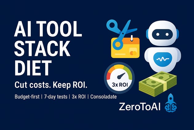 🤖 AI Tool Overload? The Simple 3-Step Framework to Pick Winners (Not Wallet-Drainers)