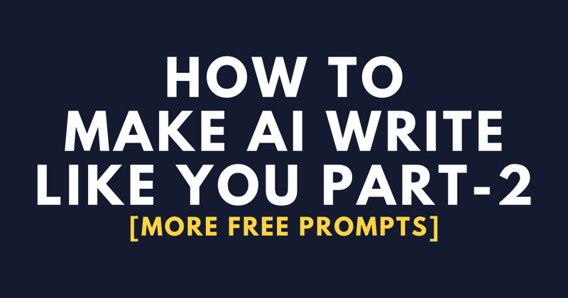 AI Can Write Like You